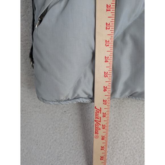 Vintage 1st Down Goose Down Puffer Jacket Light Blue Women's Medium Made USA - Picture 4 of 16